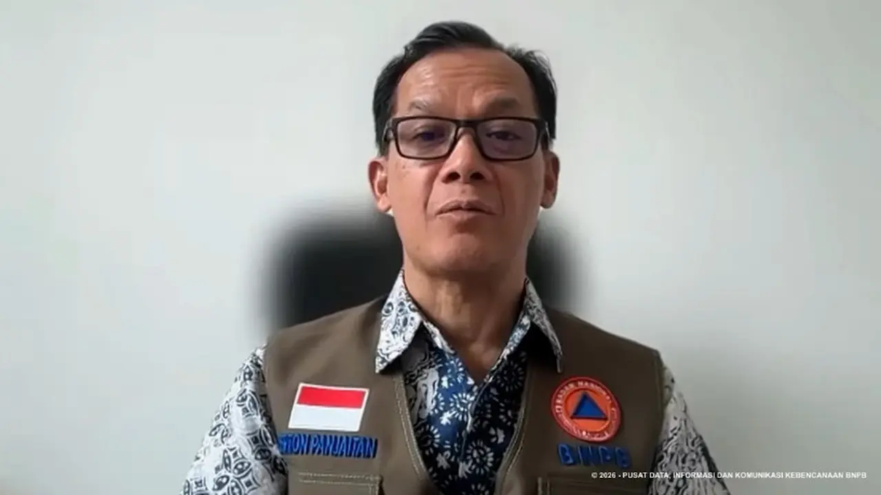 Plt. Kepala Pusat Data dan Informasi serta Komunikasi Kebencanaan Badan Nasional Penanggulangan Bencana (BNPB) Berton Panjaitan```````````
