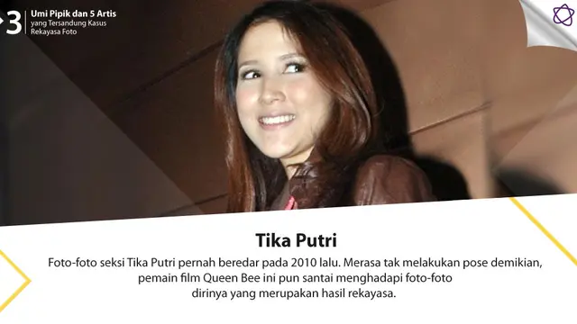 [Bintang] Umi Pipik dan 5 Artis yang Tersandung Kasus Rekayasa Foto