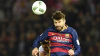 Bek Barcelona asal Spanyol, Gerard Pique. (AFP/Toshifumi Kitamura)