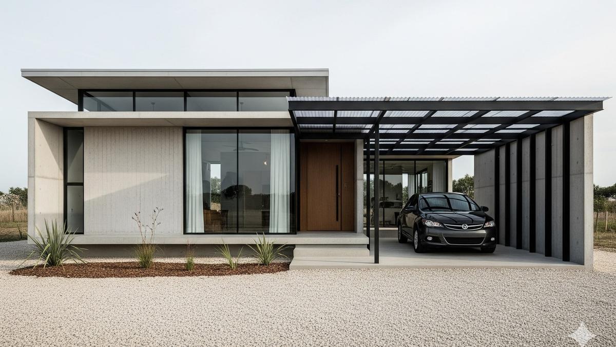 5 Inspirasi Desain Rumah Sederhana 8x12 Ada Garasi Mobil, Fungsional dan Estetis untuk Keluarga Modern