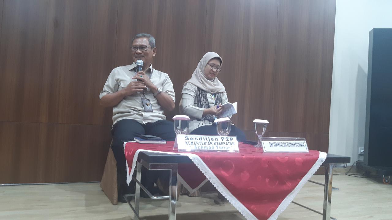Sesditjen P2P Kementerian Kesehatan dr. Acmad Yurianto