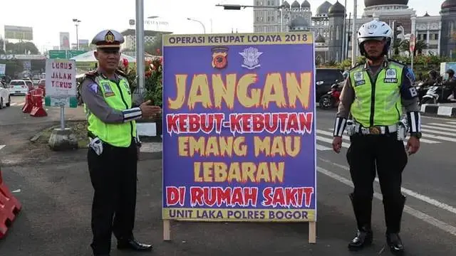7 Potret Tulisan Lucu Himbauan Mudik Lebaran Ini Kocak Banget