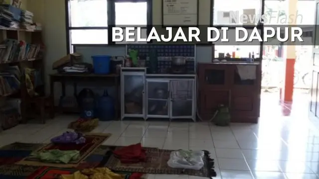 NEWS FLASH: Siswa SD Belajar di Dapur, Ini kata Pemkot Tangsel