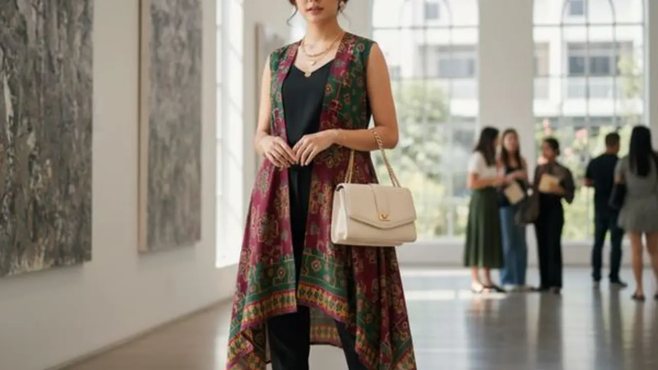 Model Atasan Batik Wanita Elegan Tunik/Gemini AI