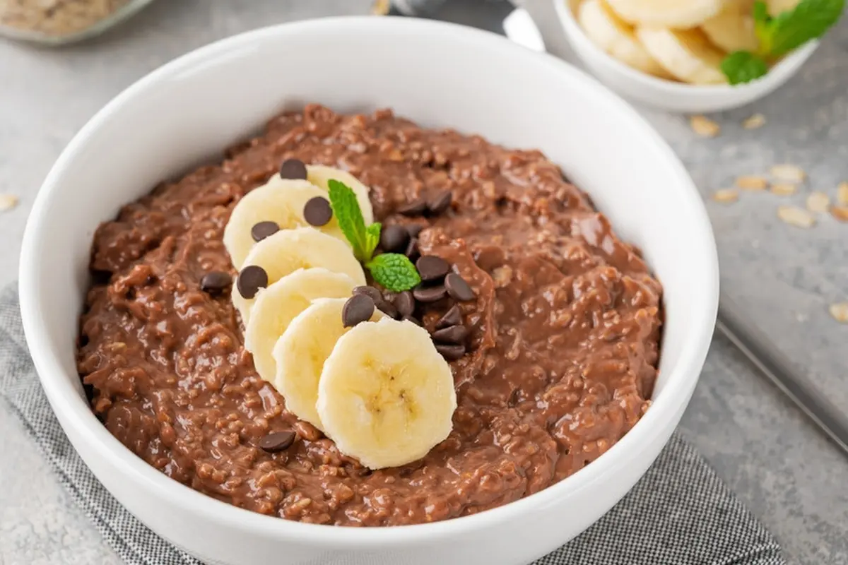 oatmeal cokelat sehat