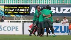 Persiapan Terakhir Timnas Indonesia Jelang Leg Pertama Final Piala AFF 2016