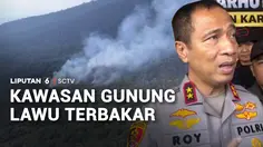 Api Melahap 100 Hektare Lereng Lawu, Pemadaman Terkendala Medan Terjal