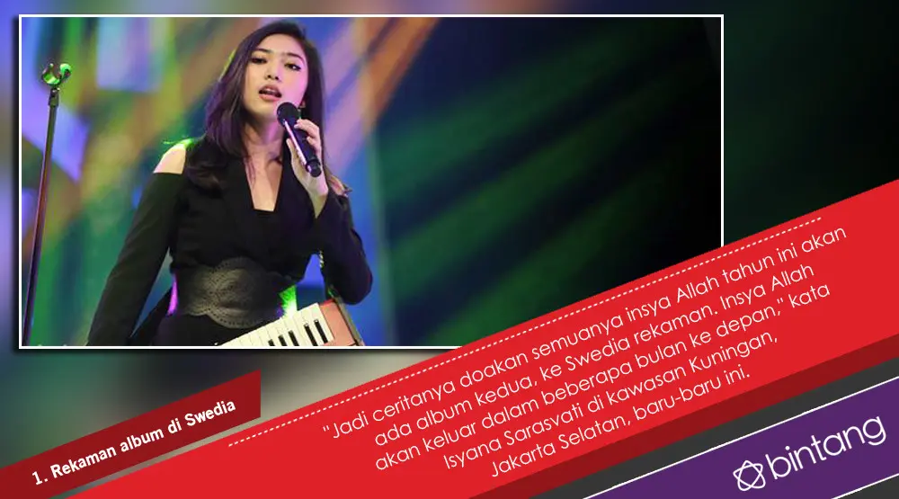 Menanti Kejutan di Album Kedua Isyana Sarasvati. (Foto: Deki Prayoga/Bintang, Desain: Muhammad Iqbal Nurfajri/Bintang.com)