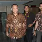 Sekretaris MA, Nurhadi Abdurrachman usai diperiksa KPK, Jakarta, Selasa (24/5). Nurhadi diperiksa sebagai saksi terkait pengusutan kasus dugaan suap pendaftaran peninjauan kembali (PK) di Pengadilan Negeri Jakarta Pusat. (Liputan6.com/Helmi Afandi)