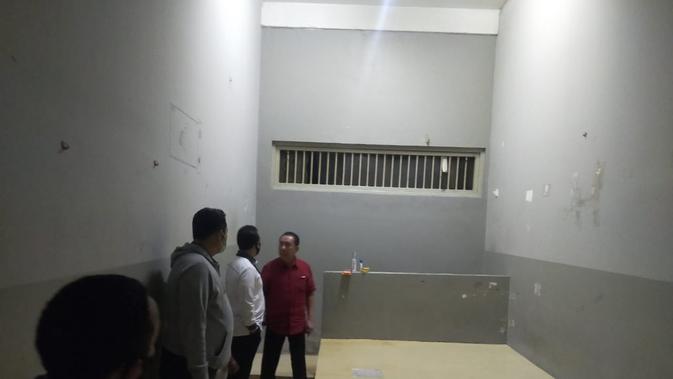 Penampakan terpidana kasus hak tagih Bank Bali, Djoko Tjandra di Rumah Tahanan Bareskrim Polri. (Ist)