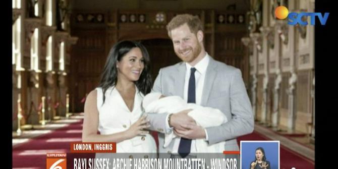 Ini Penampakan Bayi Pertama Pangeran Harry dan Meghan Markle