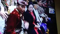 Jokowi hingga Prabowo menghadiri Kongres PDIP V di Bali.