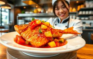 resep ikan asam manis ©Ilustrasi dibuat AI