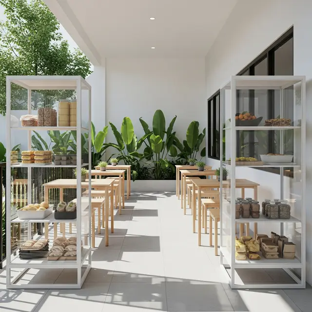 Desain Teras Rumah Minimalis Cocok untuk Warung Makan Kecil