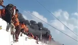 Kapal Mutiara Sentosa 2 Terbakar di Perairan Sumenep