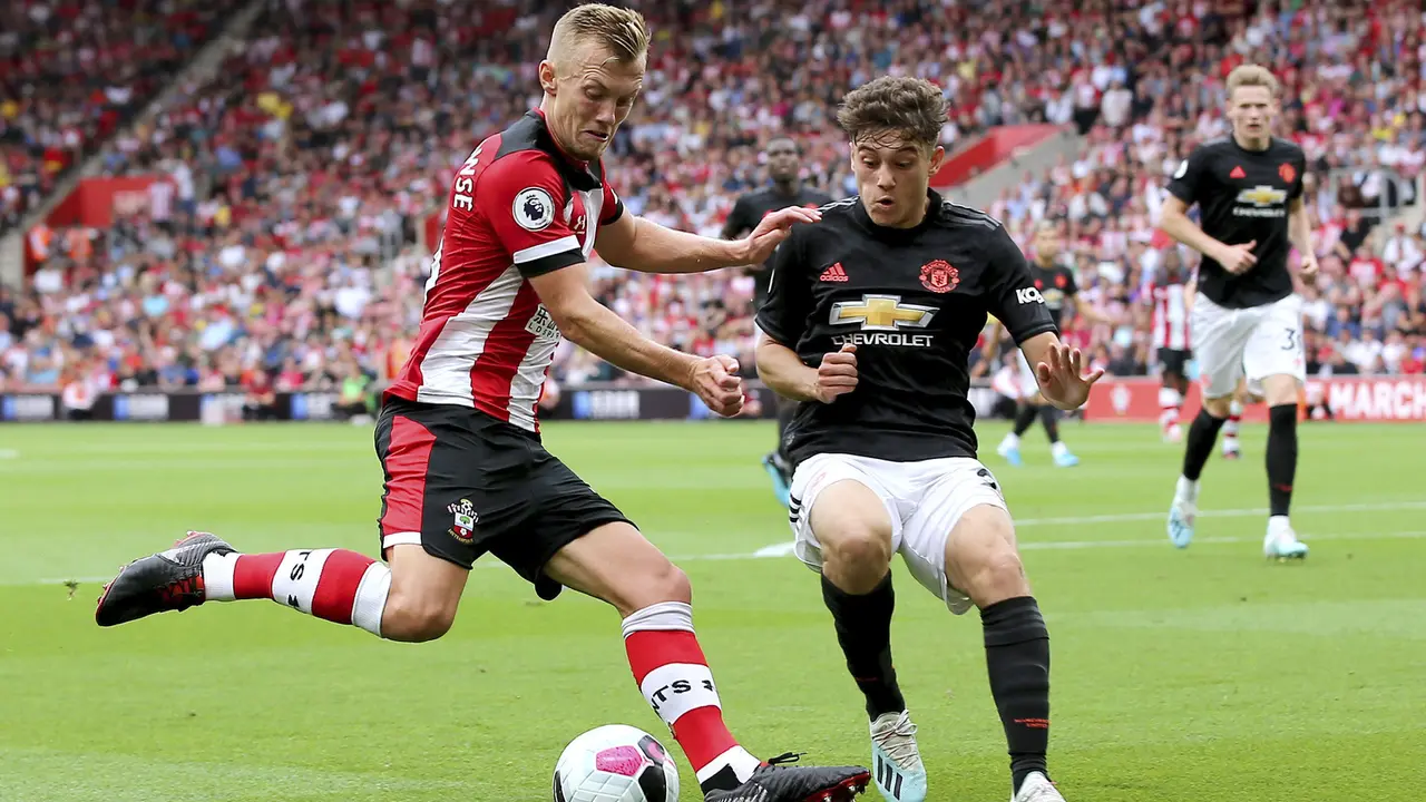 FOTO: Daniel James Cetak Gol, MU Gagal Kalahkan Southampton