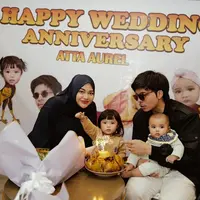 Atta Halilintar dan Aurel Hermansyah rayakan anniversary ke-3 (Instagram/attahalilintar)