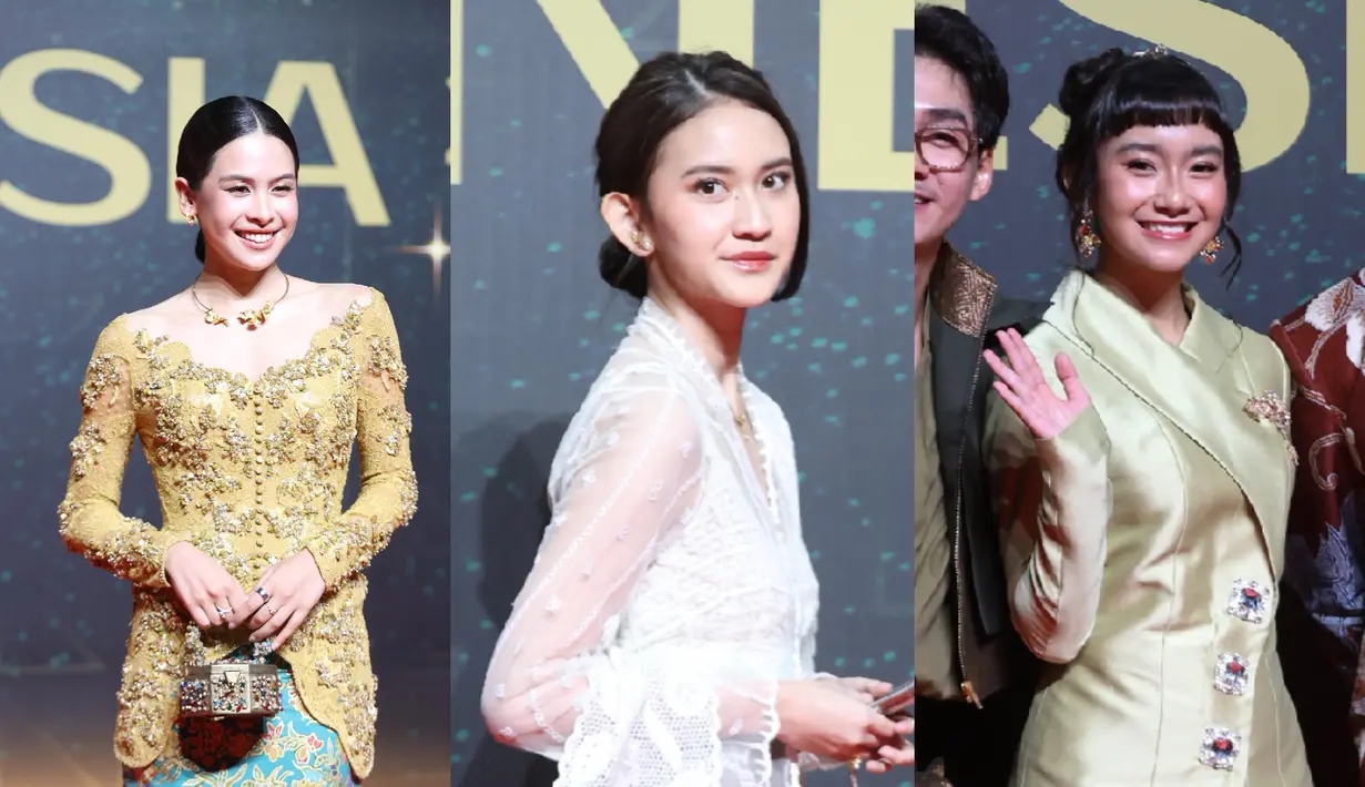 Sederet sineas Tanah Air hadiri Festival Film Indonesia 2025 dengan padu padan kebaya. Ada siapa saja? [Budi Santoso]