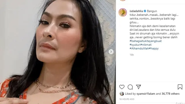 Iis Dahlia (Foto: Instagram/@isdadahlia)