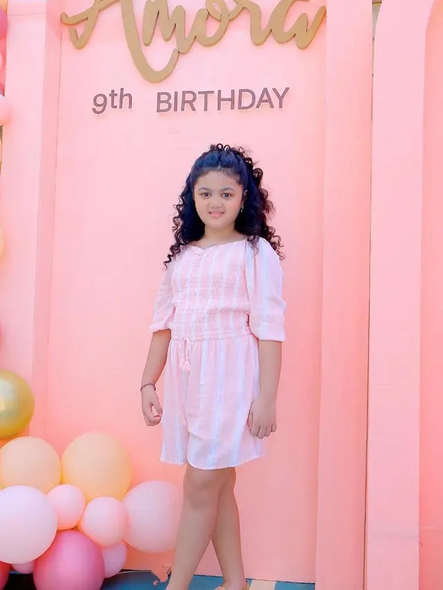 Momen Perayaan Ulang Tahun Amora Lemos yang ke-9. (Sumber: Instagram/amora_lemos05)