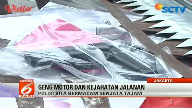 Polisi Tangkap Puluhan Begal dan Anggota Geng Motor di Jakarta