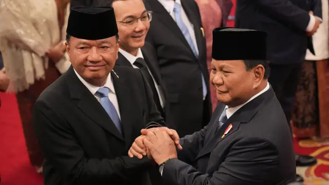 Resmi, Presiden Prabowo Subianto Lantik 48 Menteri dan Lima Kepala Lembaga dalam Kabinet Merah Putih