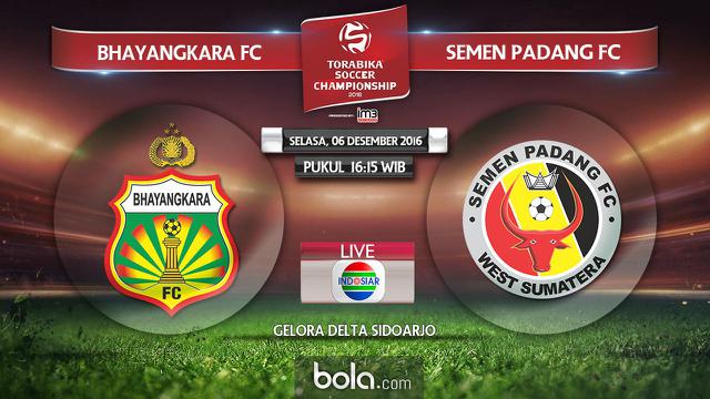 Bhayangkara FC vs Semen Padang