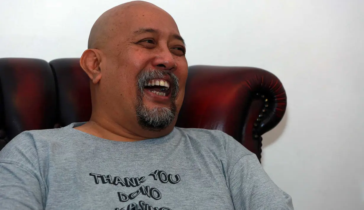 Didatangi oleh para kerabat serta cucu menjadi motivasi Indro agar lekas sembuh. (Deki Prayoga/Bintang.com)