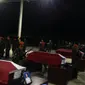 Tiga Jenazah Paskhas TNI AU tiba di Lapangan Udara Roesmin Nurjadin Pekanbaru. (Liputan6.com/M Syukur)