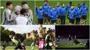 Berikut ini sejumlah klub besar Eropa yang melakukan persiapan dengan menggelar sesi latihan jelang laga liga Champions Eropa 2017. Diantaranya Paris Saint-Germain, Celtic dan FC Basel. (Kolase Foto-foto AFP).