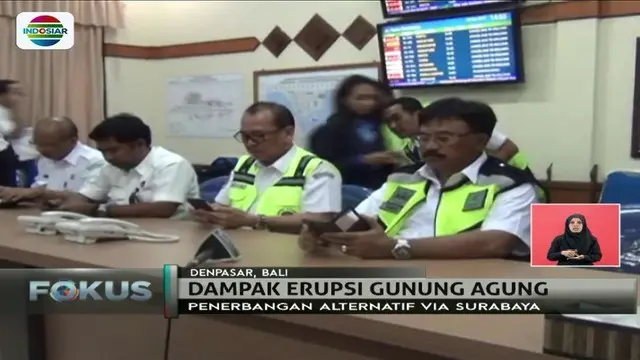 Penerbangan di bandara Ngurah Rai terganggu akibat letusan gunung Agung, Presiden Jokowi perintahkan ini.