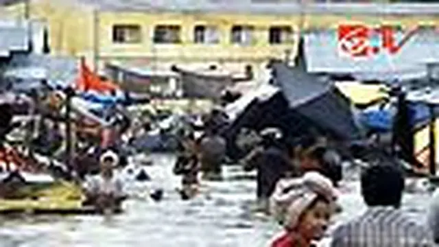 Pasar Youtefa Terendam Banjir
