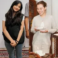 Lihat di sini beberapa potret adu OOTD Fuji dan Aaliyah Massaid saat bertemu pejabat.
