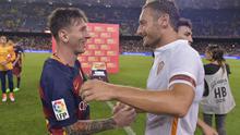 Francesco Totti dan Lionel Messi (Atardecer Deportivo)