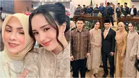 6 Potret Beby Tsabina di Acara Sertijab Ayah Mertua, Menawan Pakai Gamis Krem