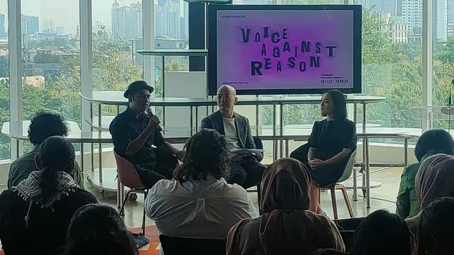 Tema pameran terbaru di Museum MACAN, Voice Against Reason. (Liputan6.com/Henry)