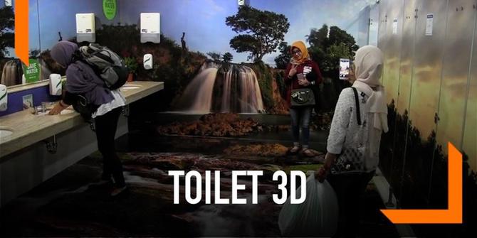 VIDEO: Toilet 3D Bandara Juanda Viral Hingga ke Malaysia