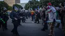 Di sisi lain, pejabat negara bagian California menegaskan akan menggugat keputusan pemerintahan Trump karena menginjak-injak kewenangan Gubernur Gavin Newsom. (Apu GOMES/AFP)