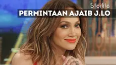 Jennifer Lopez juga memiliki daftar permintaan ajaib setiap kali konser. Apa sajakah itu? Saksikan hanya di Starlite!