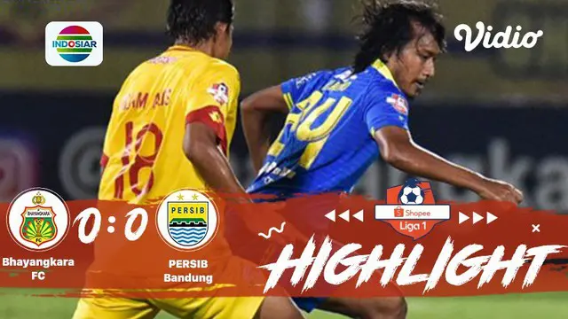 Full Highlight - Bhayangkara FC 0 vs 0 Persib Bandung | Shopee Liga 1 2019/2020