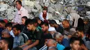 Hampir sebagian besar wilayah Gaza hancur. (Bashar TALEB/AFP)
