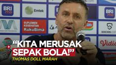 Berita video Pelatih Persija Jakarta, Thomas Doll, meluapkan kemarahannya setelah pertandingan melawan Barito Putera di BRI Liga 1 2022/2023, Rabu (22/2/2023) sore hari WIB.