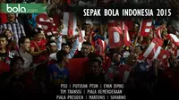 Sepak Bola Indonesia 2015, Suporter Indonesia (bola.com/Rudi Riana)