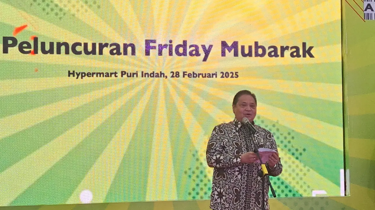 Menko Perekonomian Airlangg Hartarto Targetkan Transaksi Retail Selama Ramadan Capai Rp 75 Triliun
