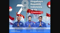 Ketua DPD Komite Nasional Pemuda Indonesia (KNPI) DKI Jakarta Ronny Bara Pratama mengucapkan Selamat Hari Ulang Tahun ke-78 Republik Indonesia (HUT ke-78 RI) yang jatuh tepat pada hari ini, Kamis (17/8/2023). (Instagram @knpidkijakarta)