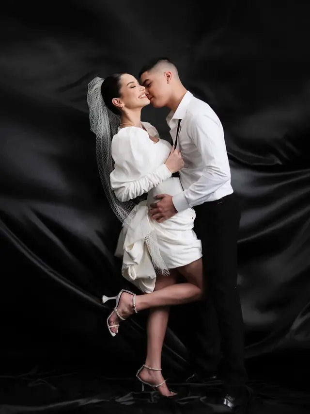 Prewedding Look Alyssa Daguise yang Baru Terungkap, Manis Dibalut Mini Gown Putih