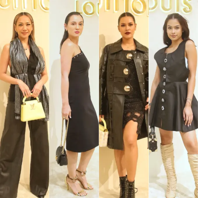 Selebritis Tampil Monokrom Sambil Bawa Tas Louis Vuitton