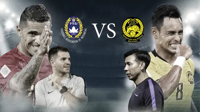 Banner Timnas Indonesia Vs Malaysia