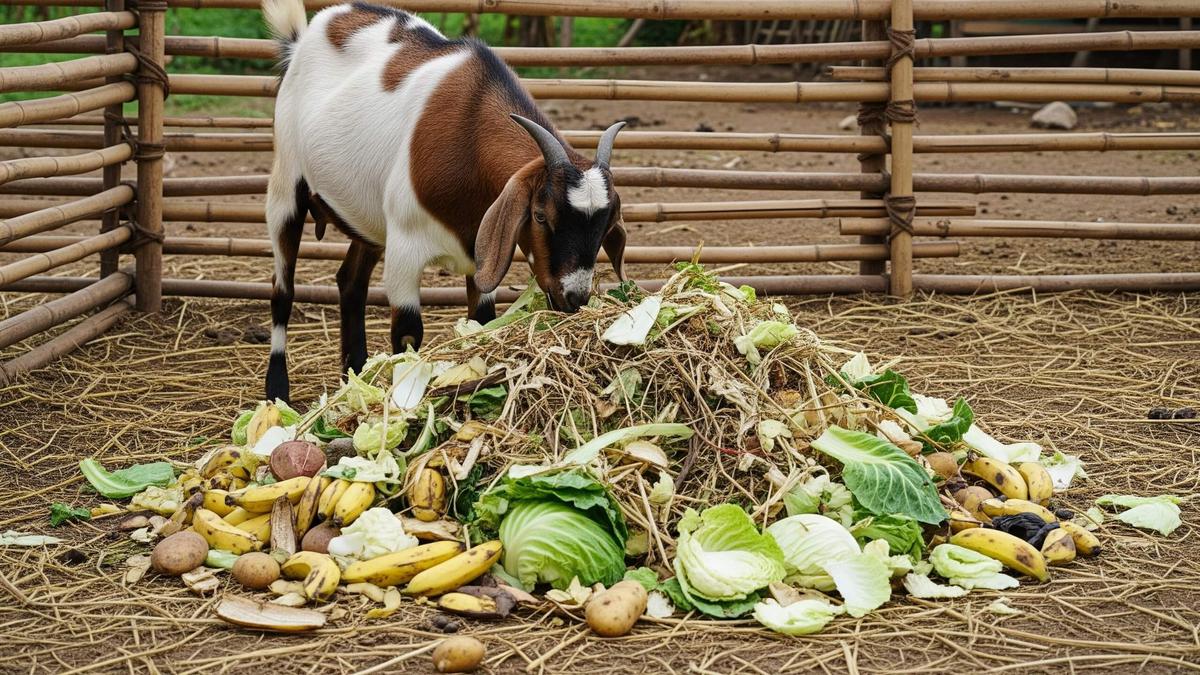 Cara Fermentasi Pakan Kambing dari Sisa Sayur agar Lebih Awet