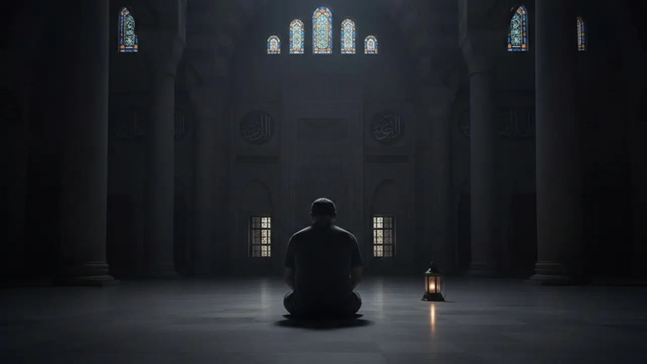 ilustrasi berdzikir